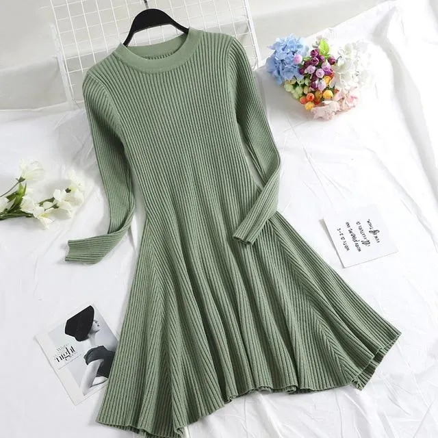 2020 Women's Irregular Hem Casual Winter dress