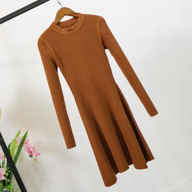 2020 Women's Irregular Hem Casual Winter dress