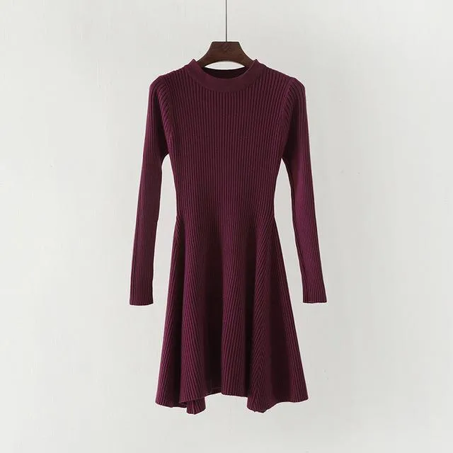 2020 Women's Irregular Hem Casual Winter dress