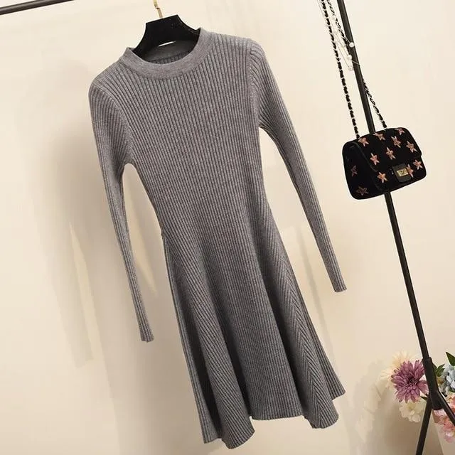 2020 Women's Irregular Hem Casual Winter dress