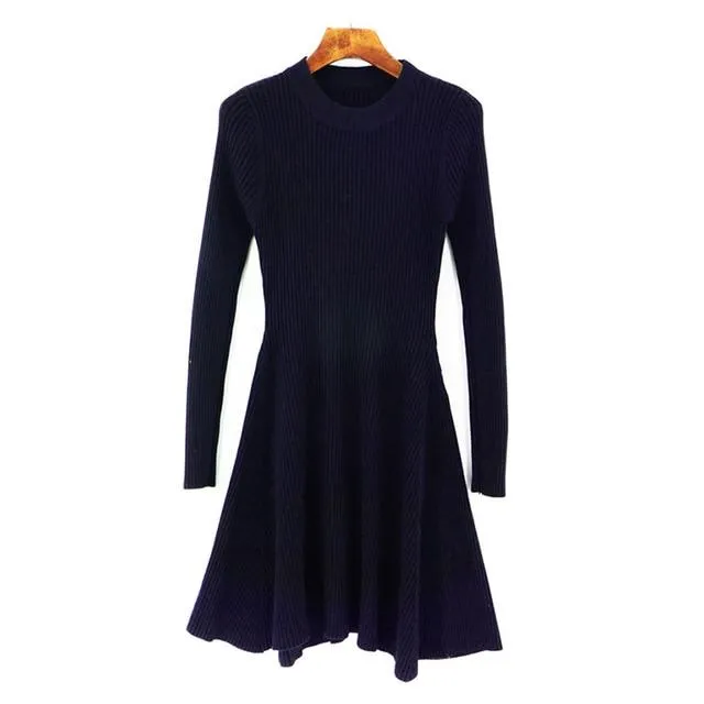 2020 Women's Irregular Hem Casual Winter dress