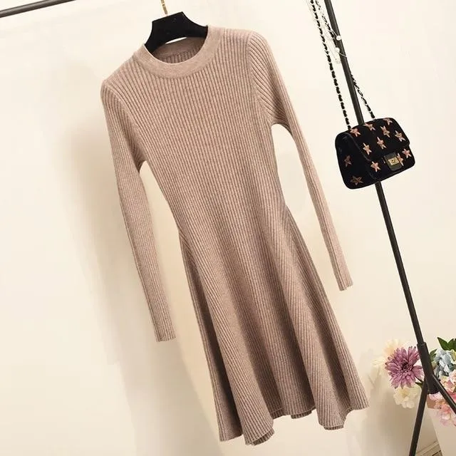 2020 Women's Irregular Hem Casual Winter dress