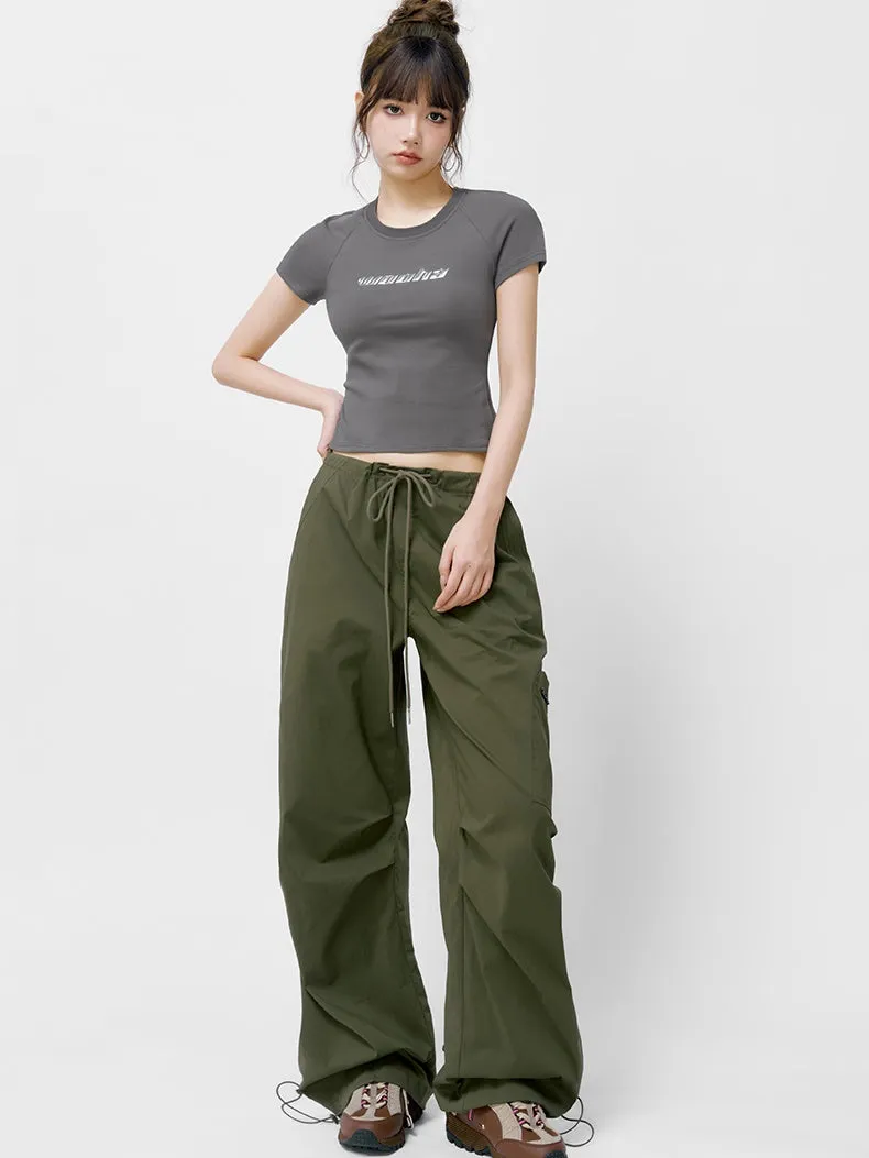 2Type Cropped Slim Casual T-Shirt