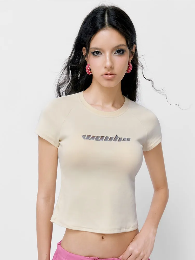 2Type Cropped Slim Casual T-Shirt