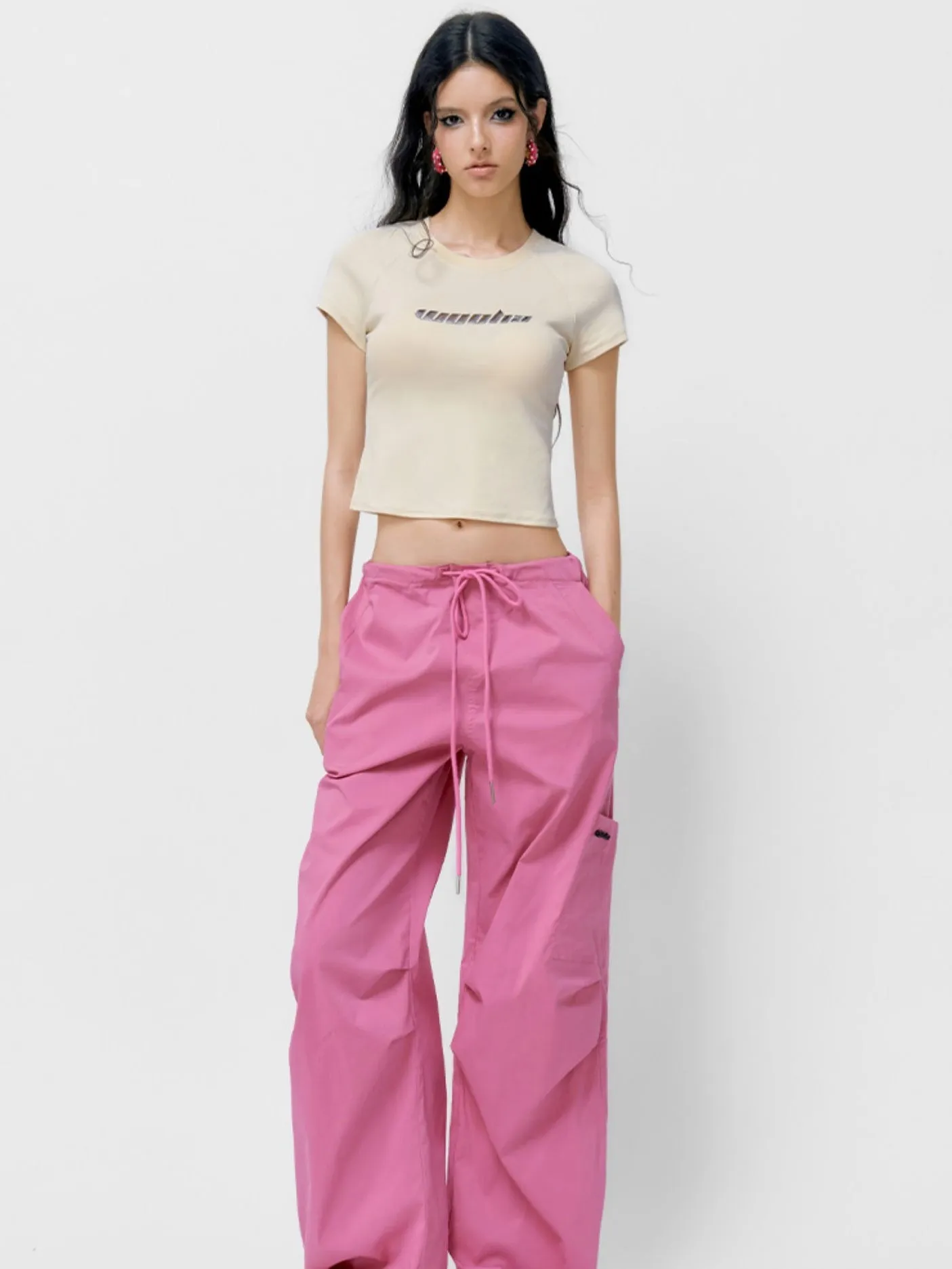 2Type Cropped Slim Casual T-Shirt