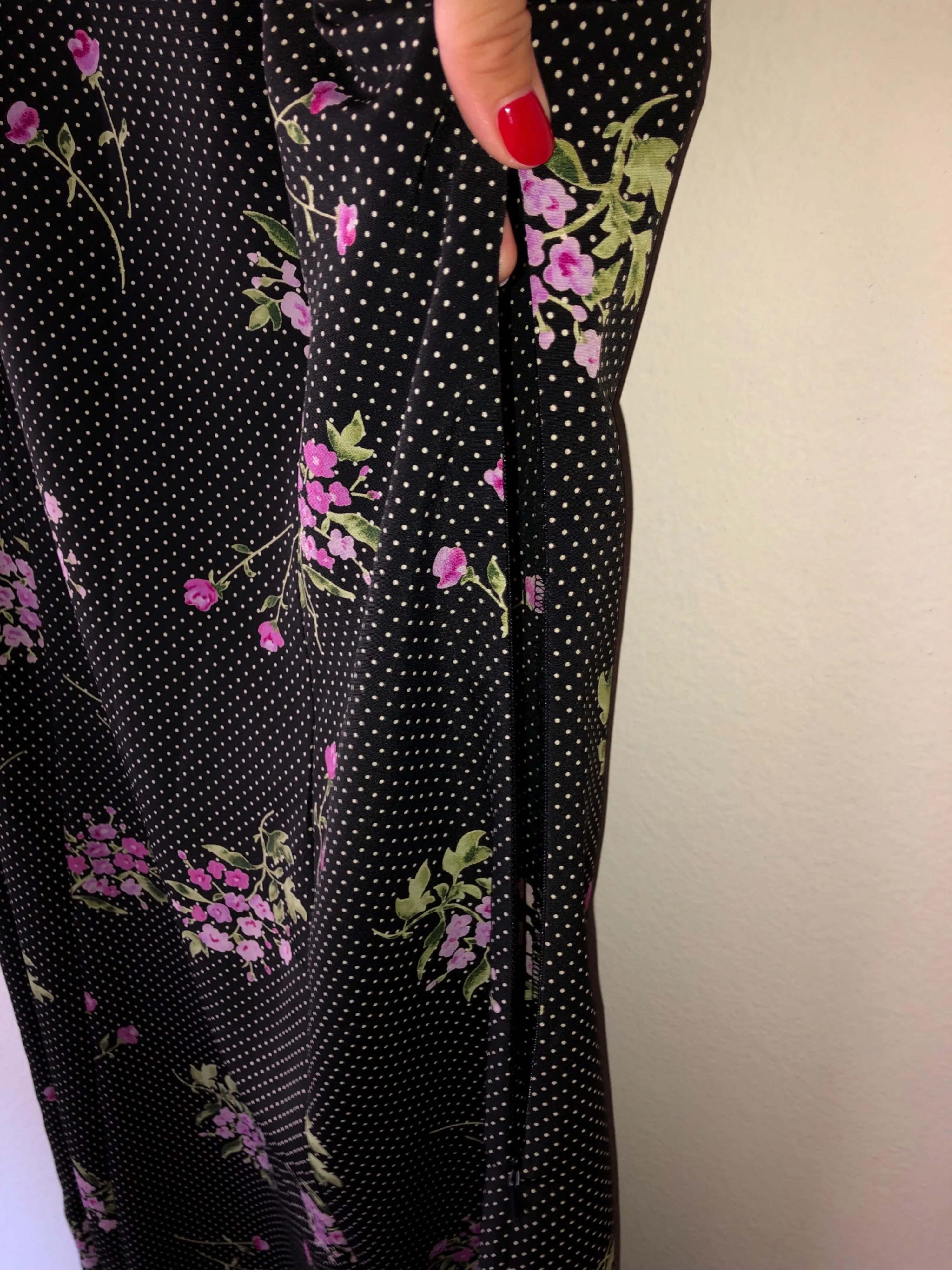 '90’s Grunge Floral Maxi Dress by Connected Apparel