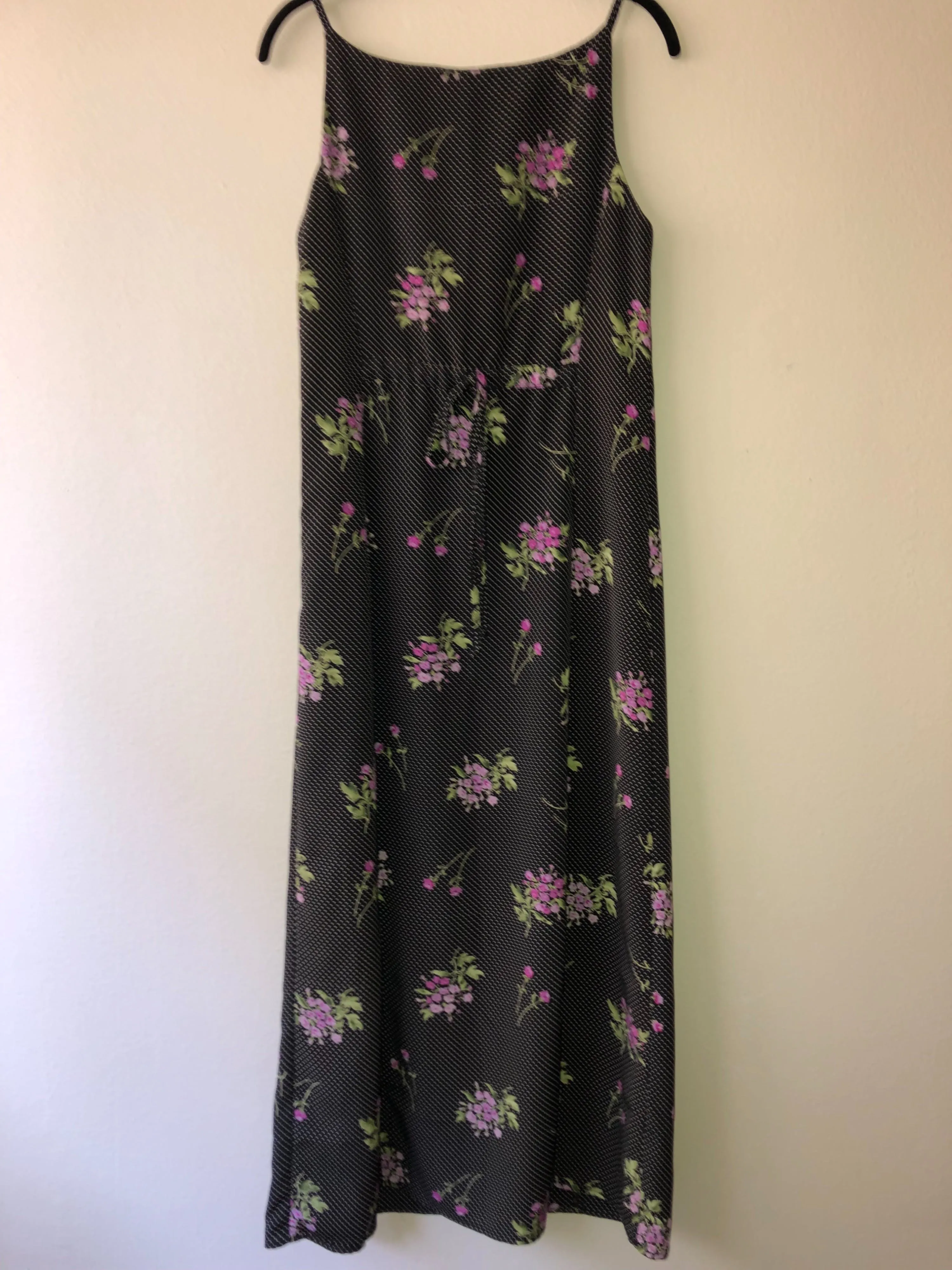 '90’s Grunge Floral Maxi Dress by Connected Apparel