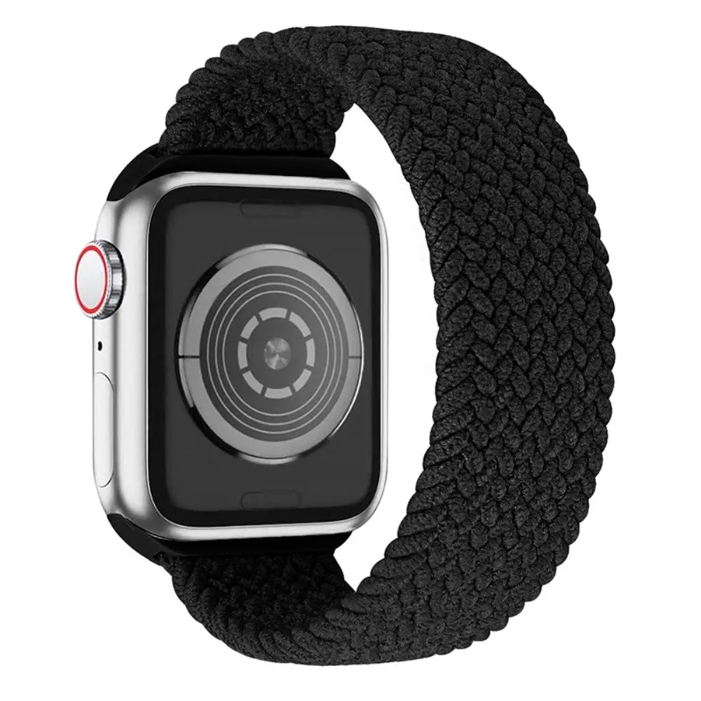 Apple Watch (45mm) elastic watch strap - Black / Size: S