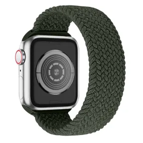 Apple Watch (45mm) elastic watch strap - Olive Green / Size: XL