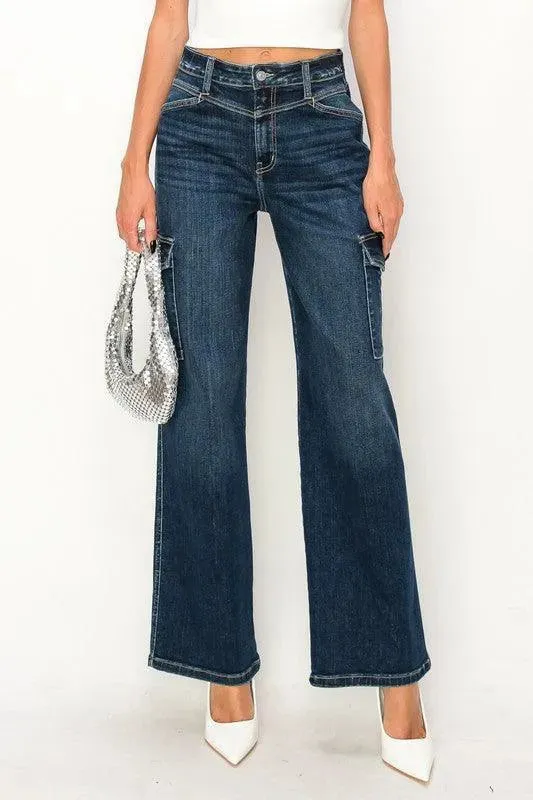 Artemis Vintage High Rise Wide Jeans