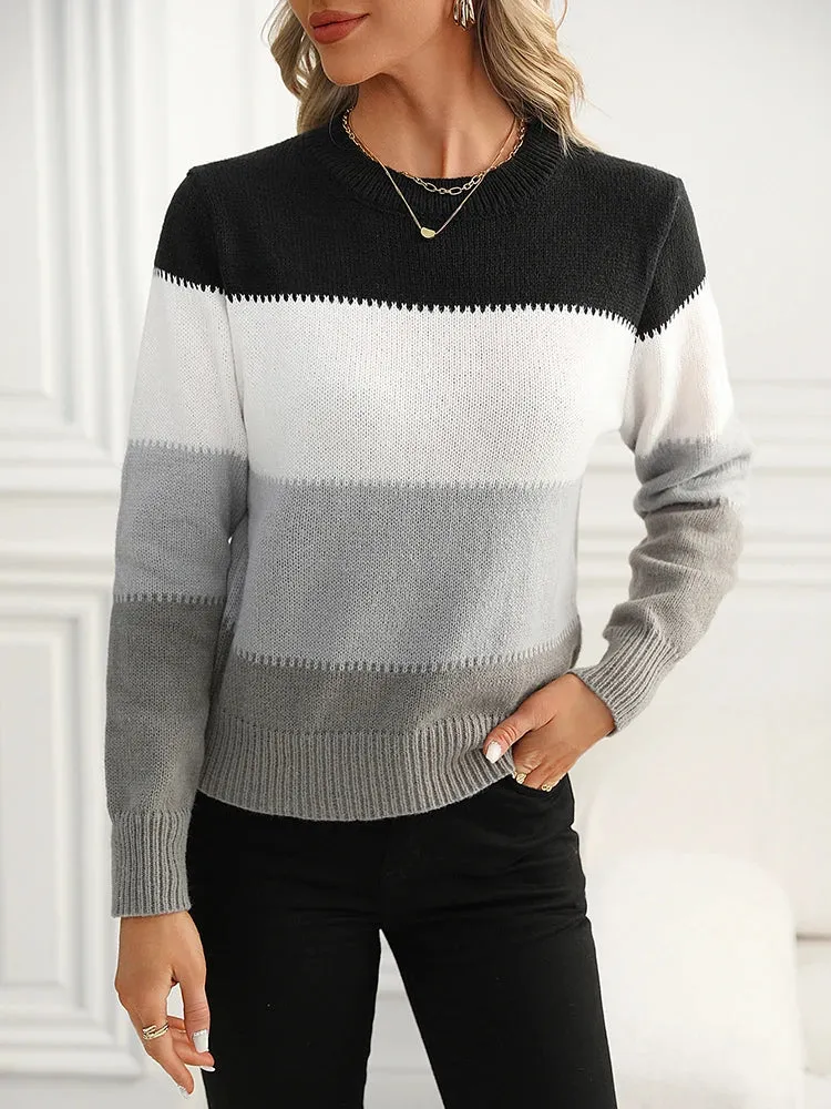 Basic Casual Fashion Knitted Sweater