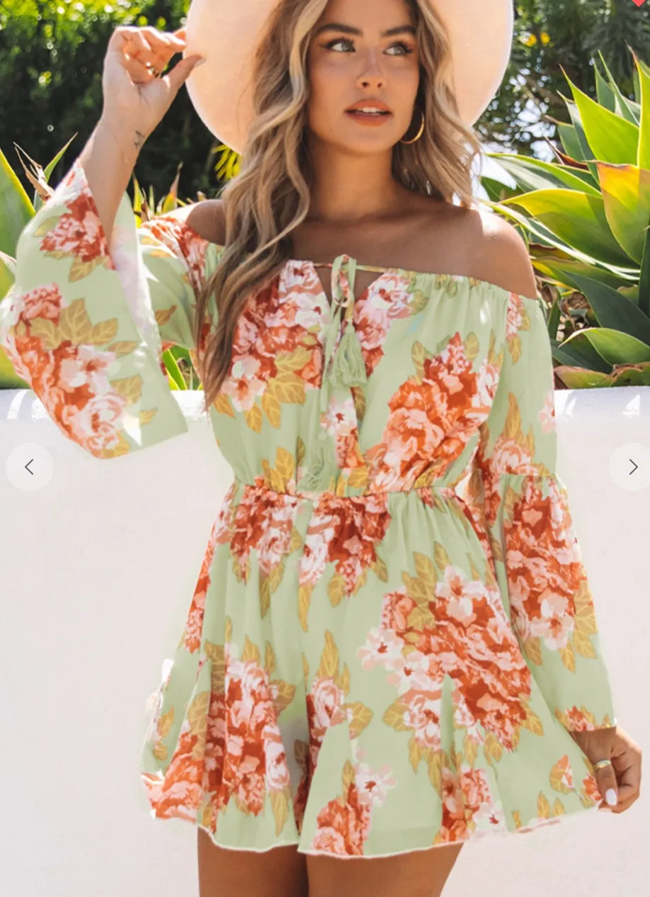 Bell Floral Romper