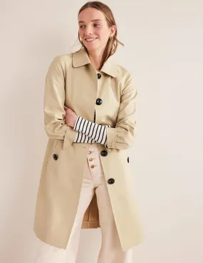 Belted Trench Coat-Rope