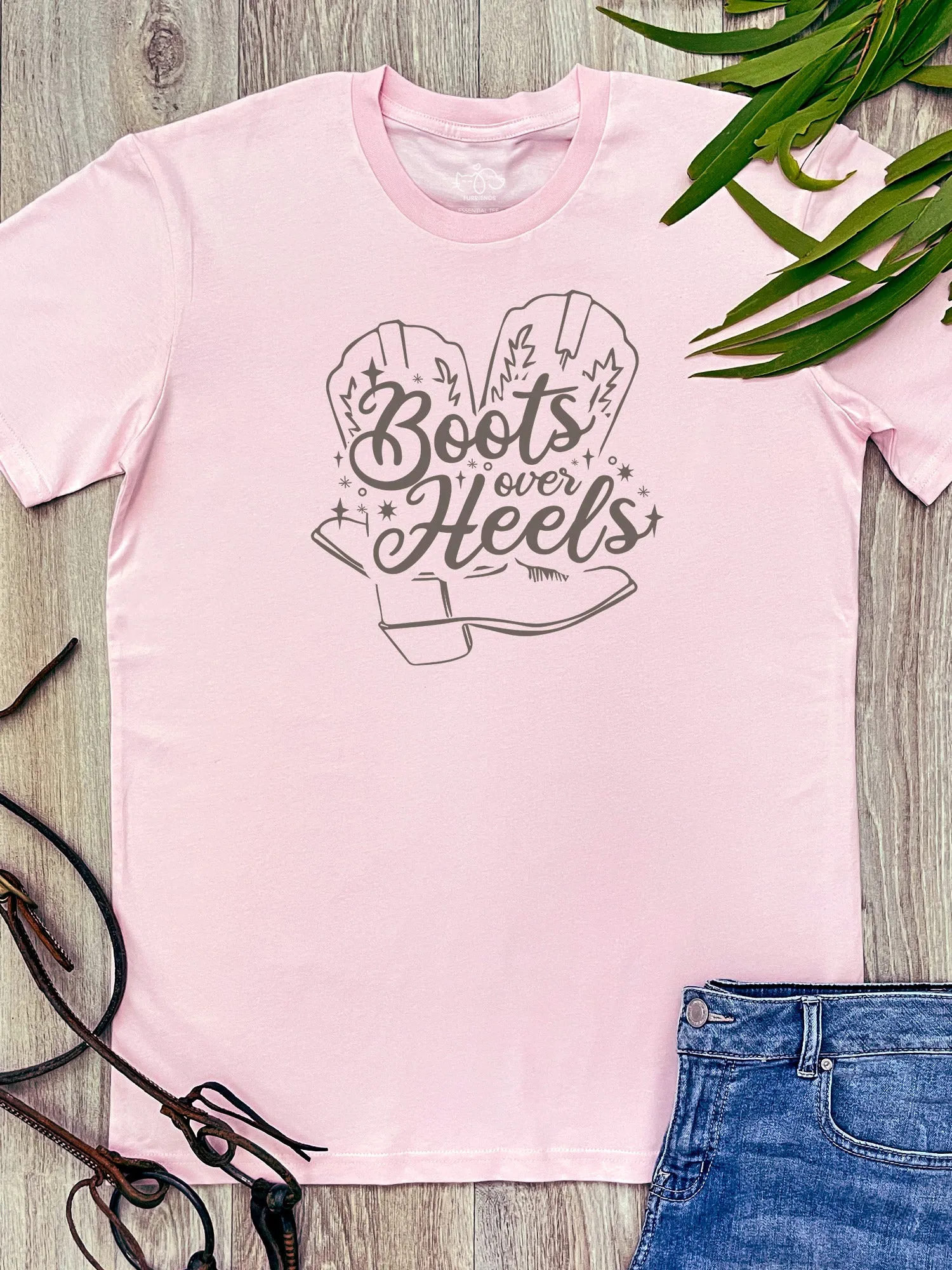 Boots Over Heels Essential Unisex Tee