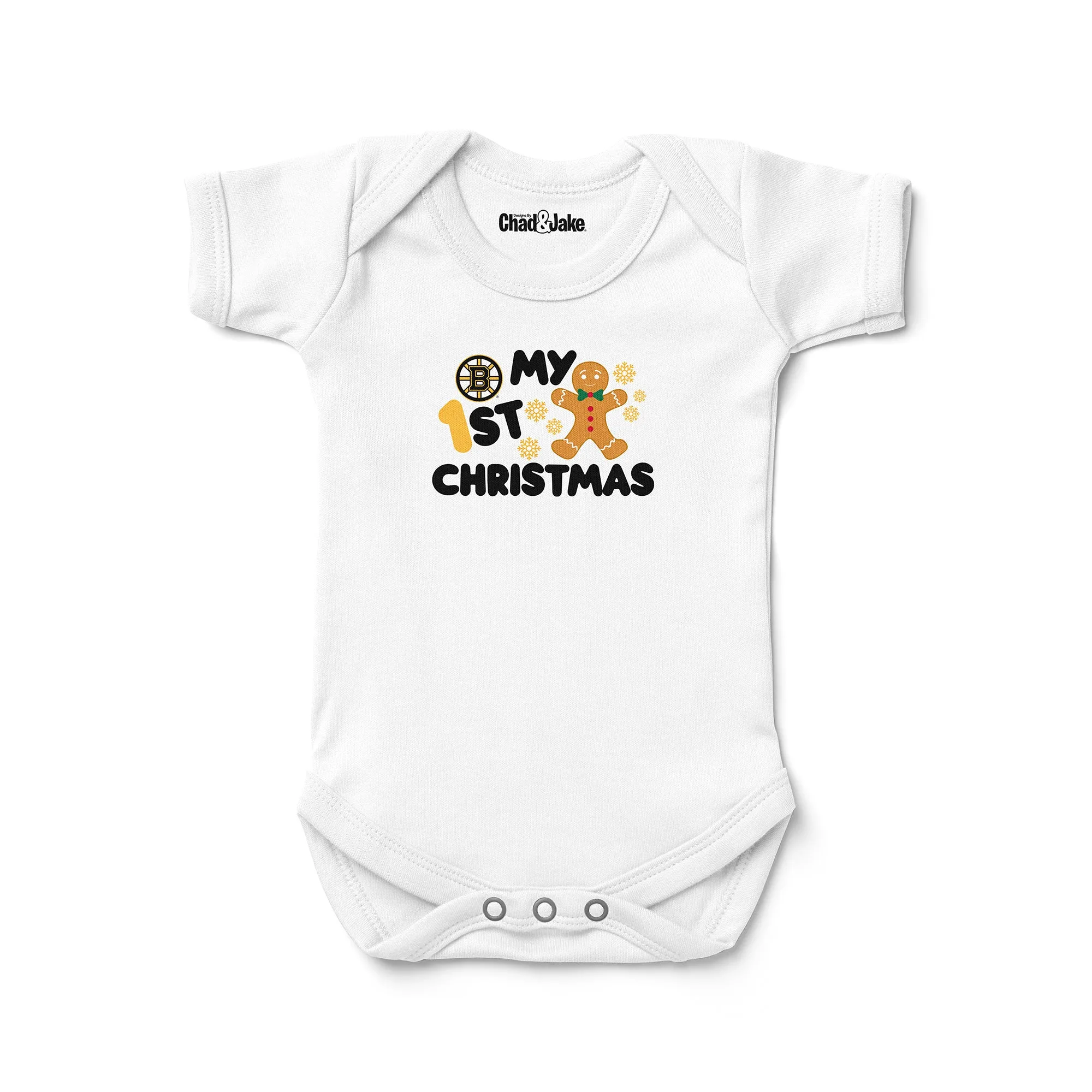 Boston Bruins "My First Christmas Gingerbread" Bodysuit