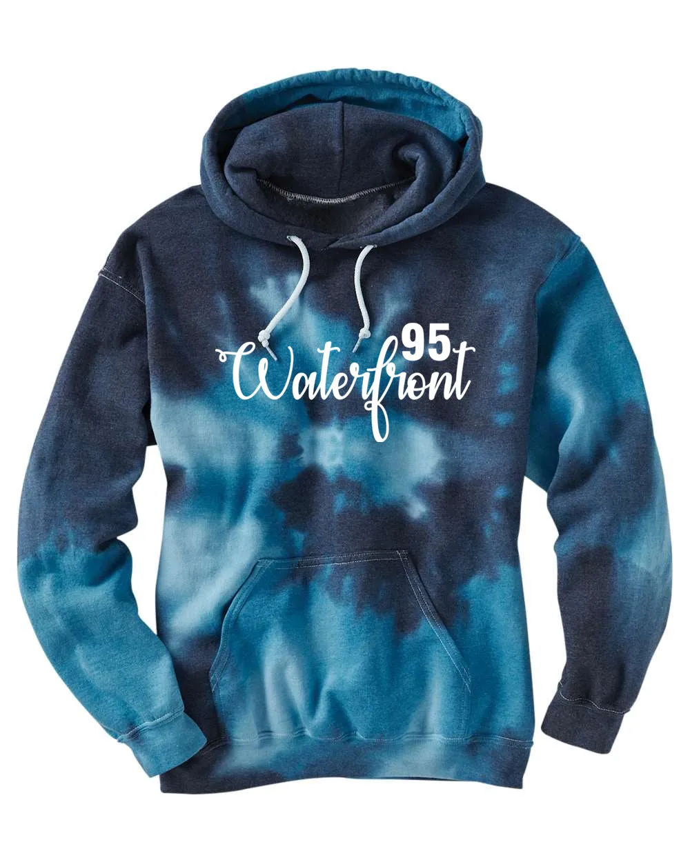 BPS 95 Tie-Dye Pullover Hooded Sweatshirt