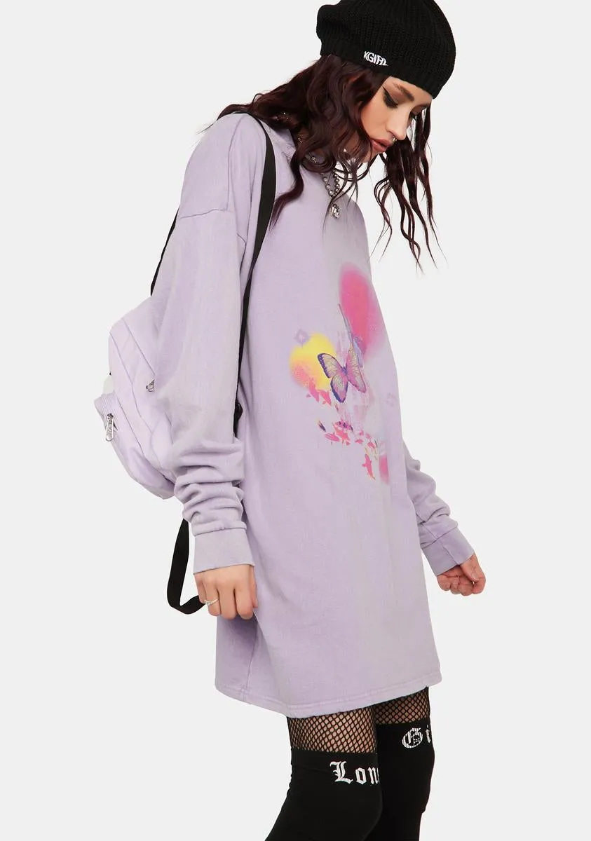 Butterfly Sweater Dress