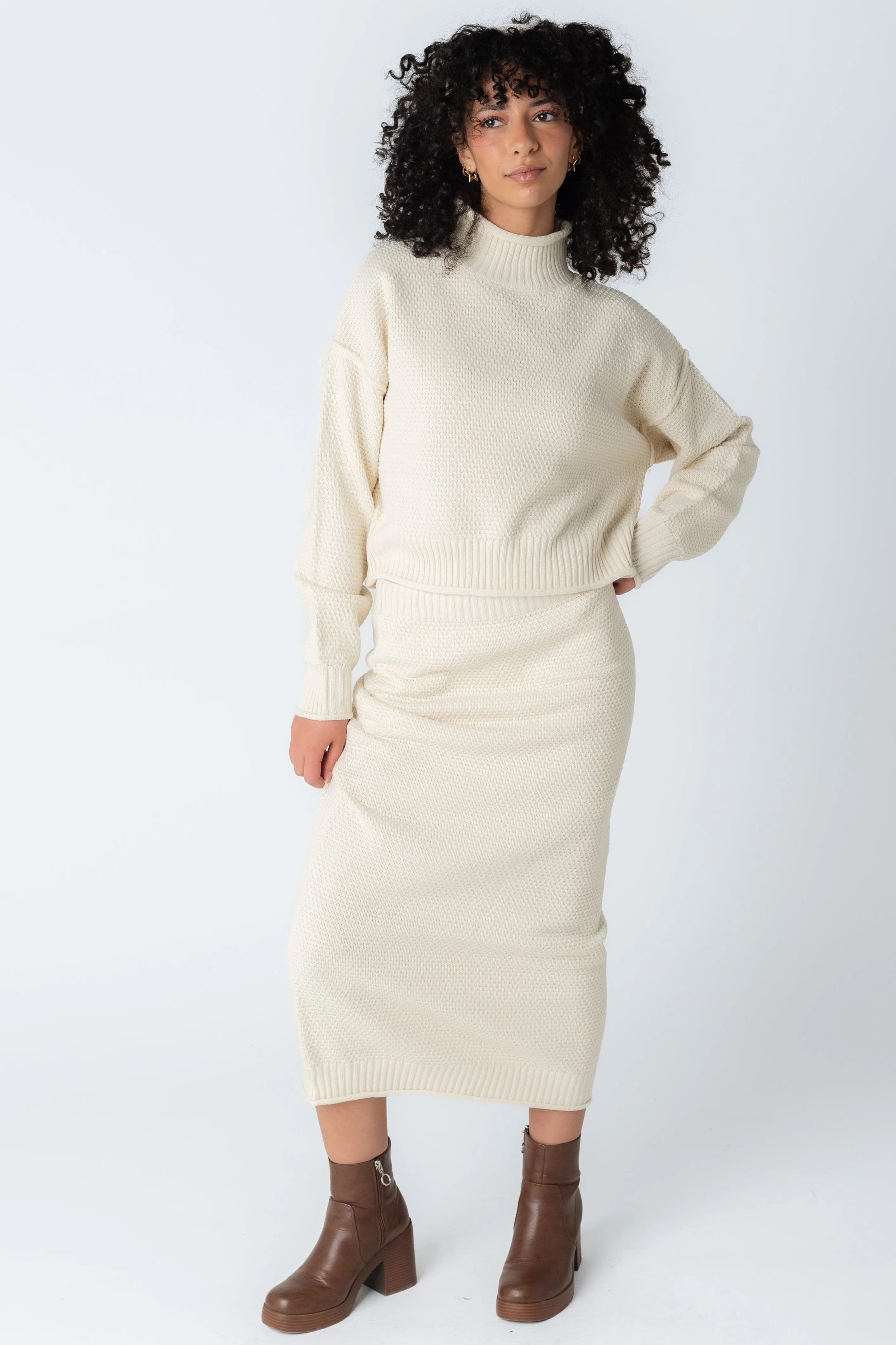 Cabo Sweater Skirt Set