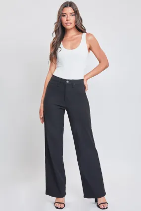 CAMI HYPERSTRETCH BLACK WIDE LEG JEANS