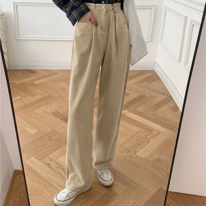 Casual Outfit Cord Pants