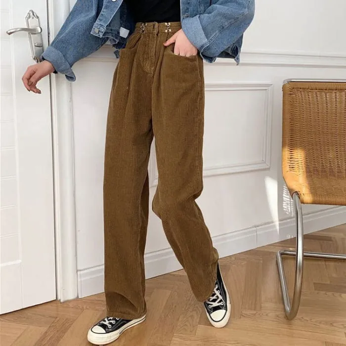 Casual Outfit Cord Pants