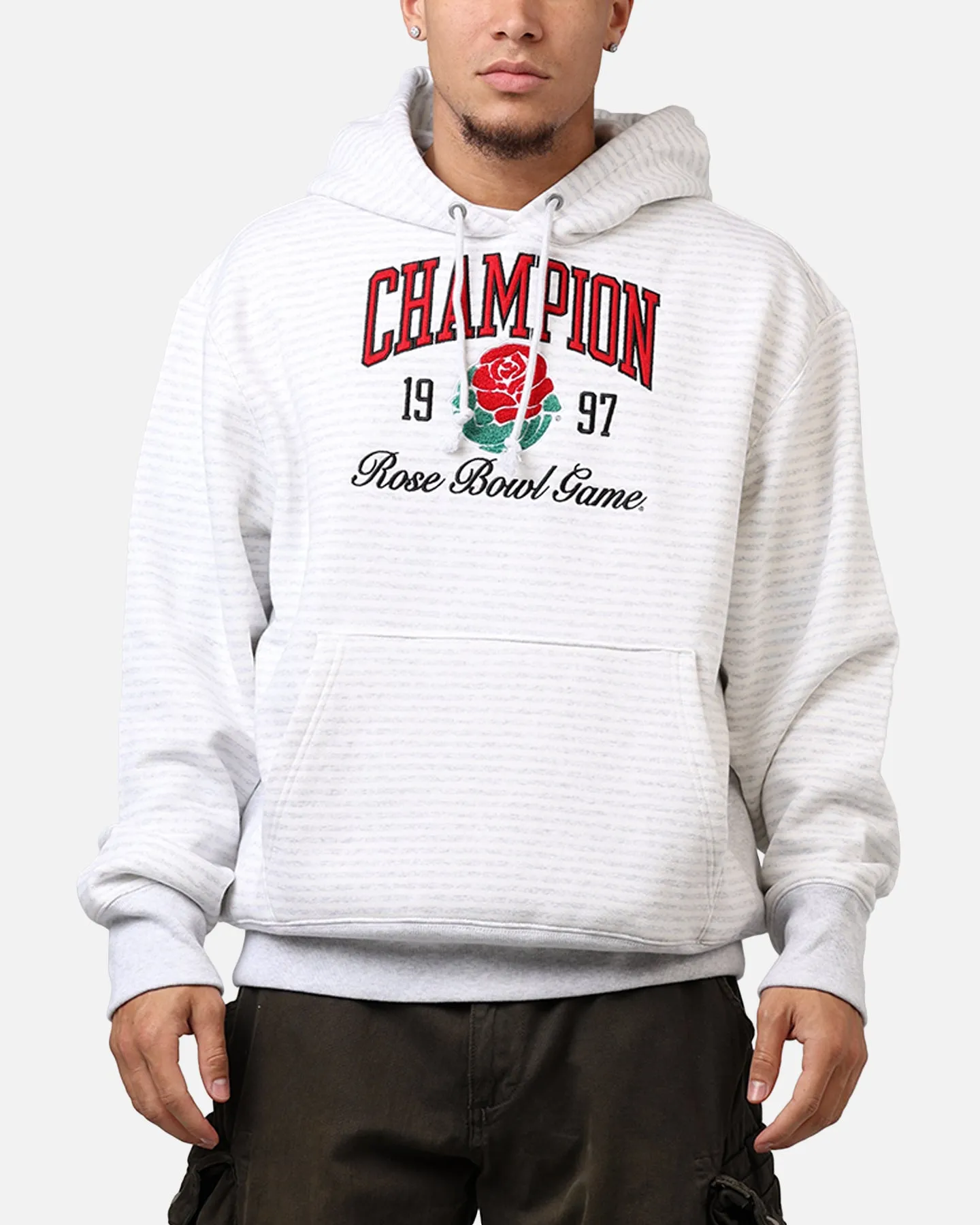 Champion Arena Pullover Hoodie White