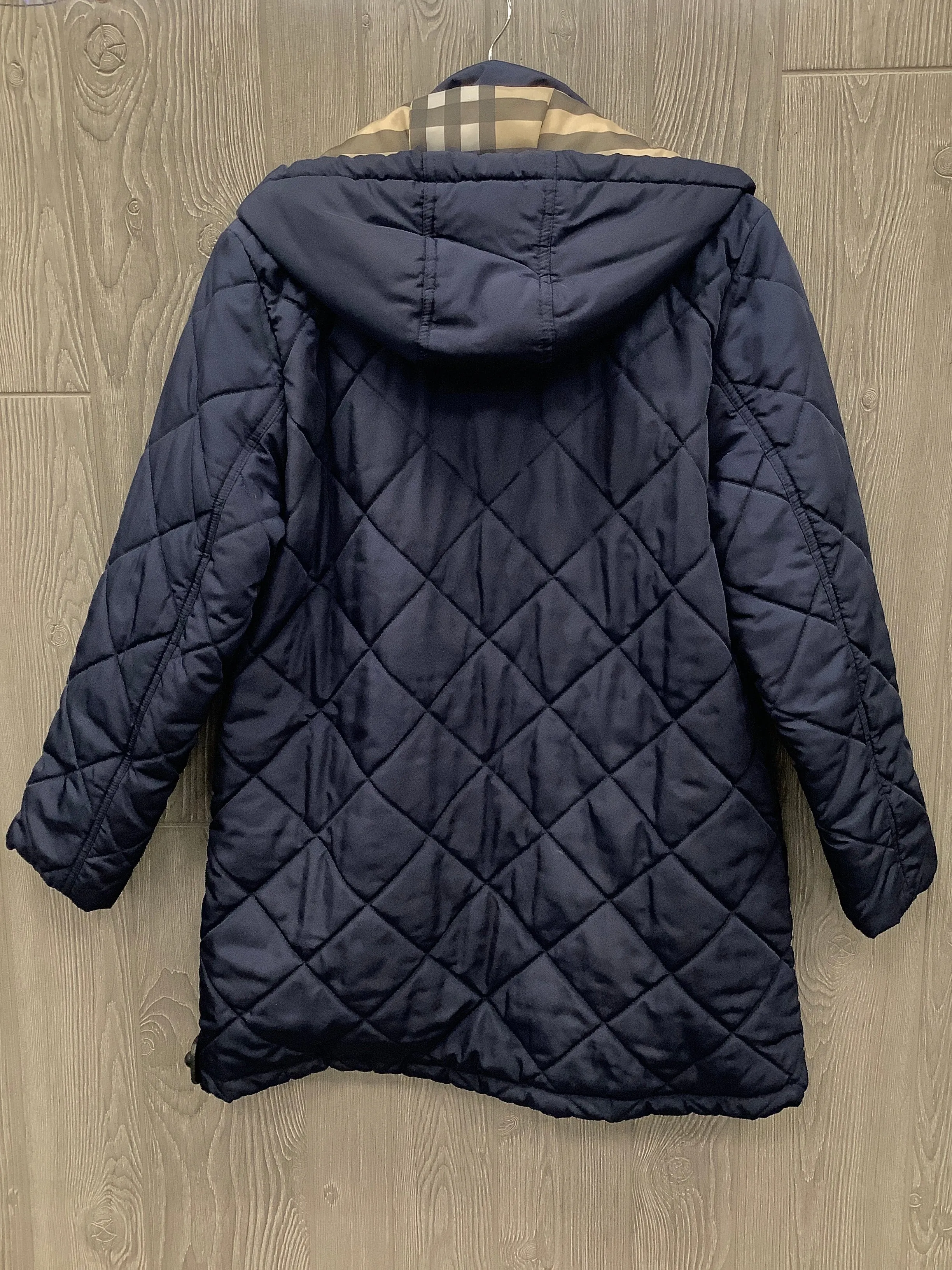 Coat Puffer & Quilted By Blair In Blue, Size: S