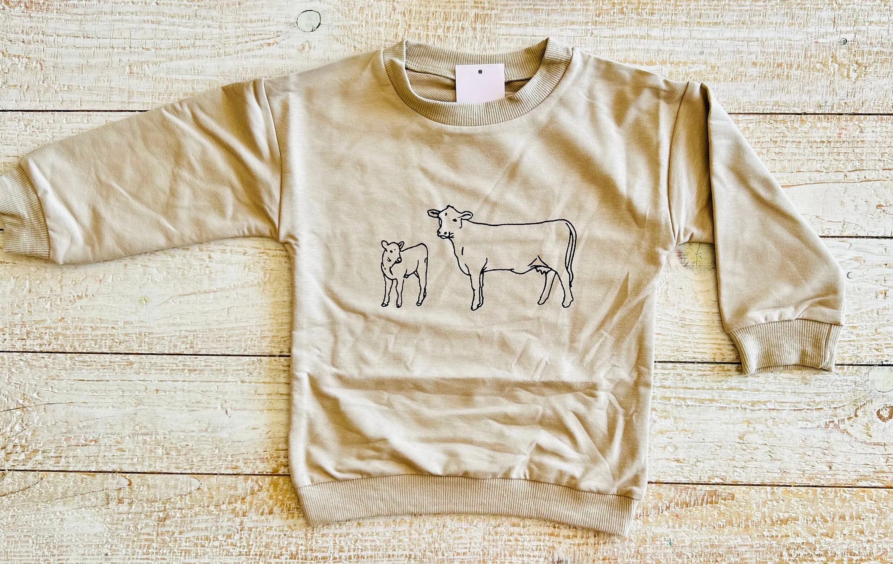 Cow and Calf Sweater