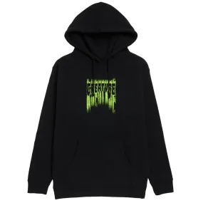 Creature Tattered Hoodie - Black