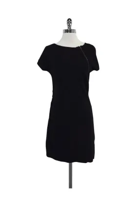 Cynthia Steffe - Black Wool Short Sleeve Sweater Dress Sz XS