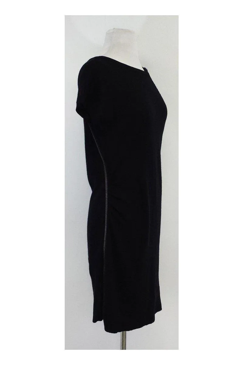 Cynthia Steffe - Black Wool Short Sleeve Sweater Dress Sz XS