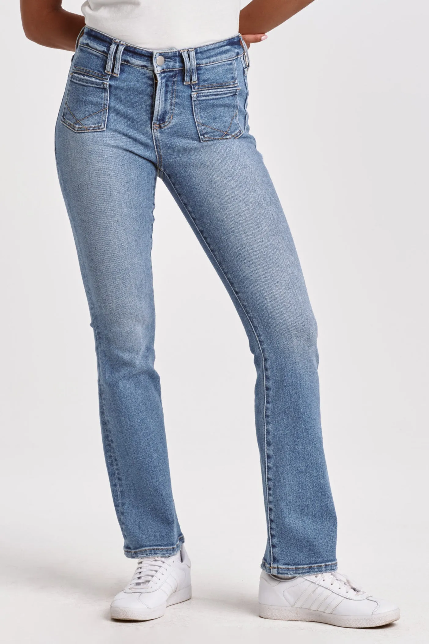 Dear John Jaxtyn High Rise Bootcut Jeans in Louisiana