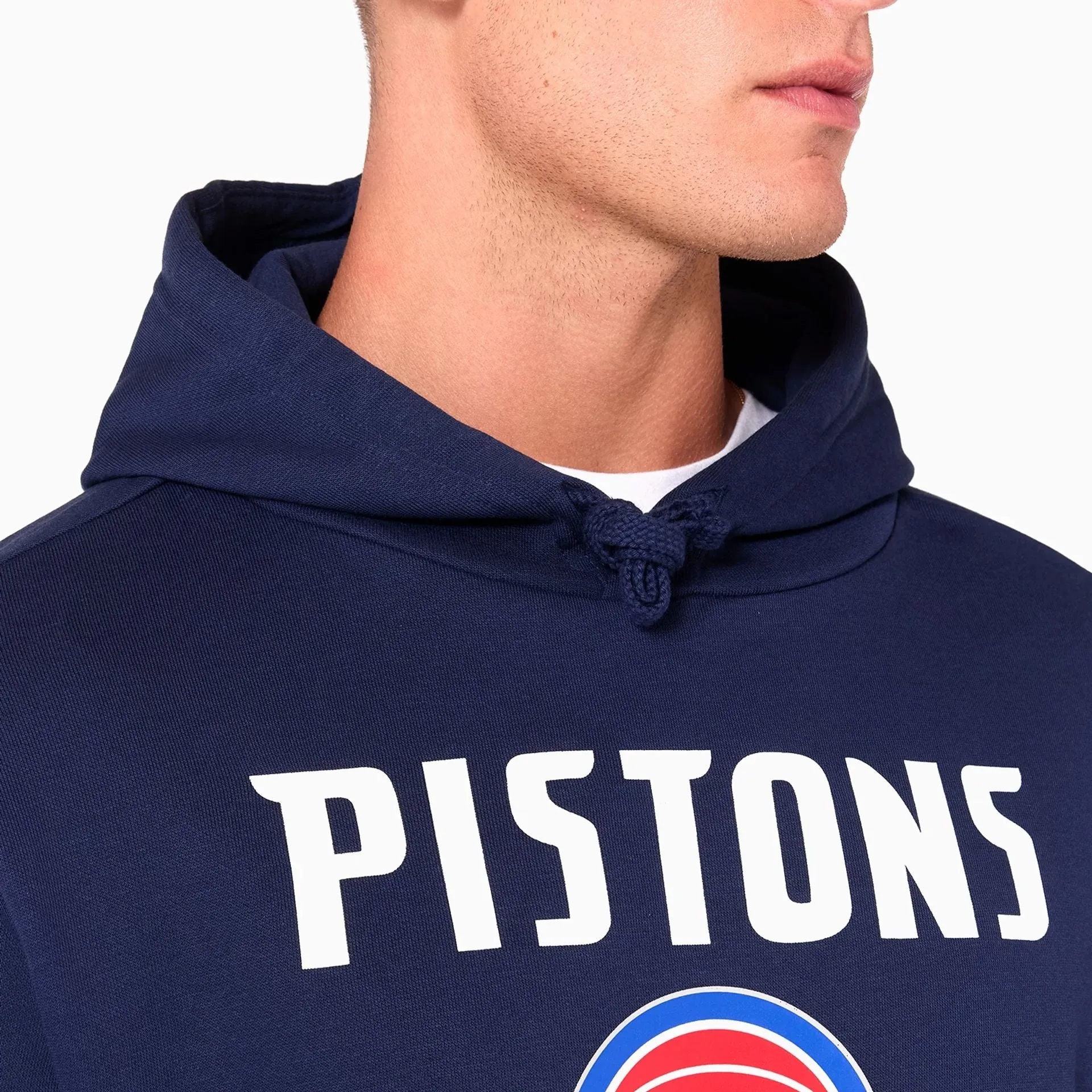 Detroit Pistons NBA Navy Pullover Hoodie