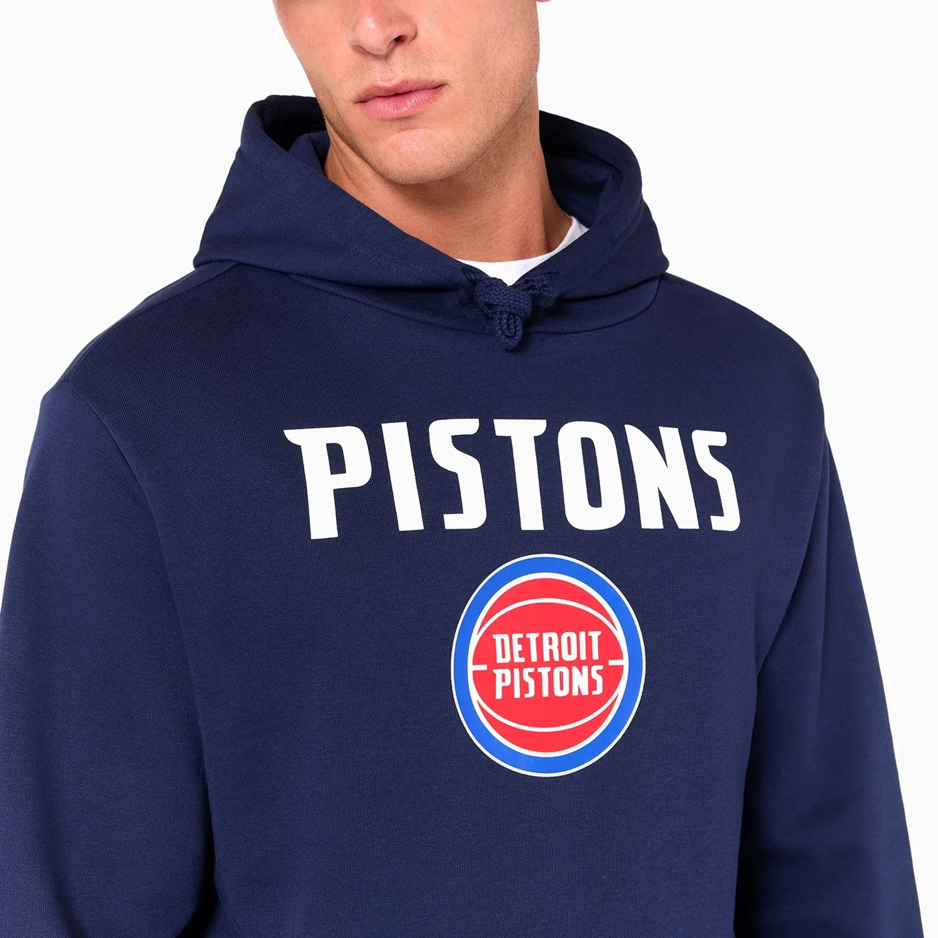 Detroit Pistons NBA Navy Pullover Hoodie