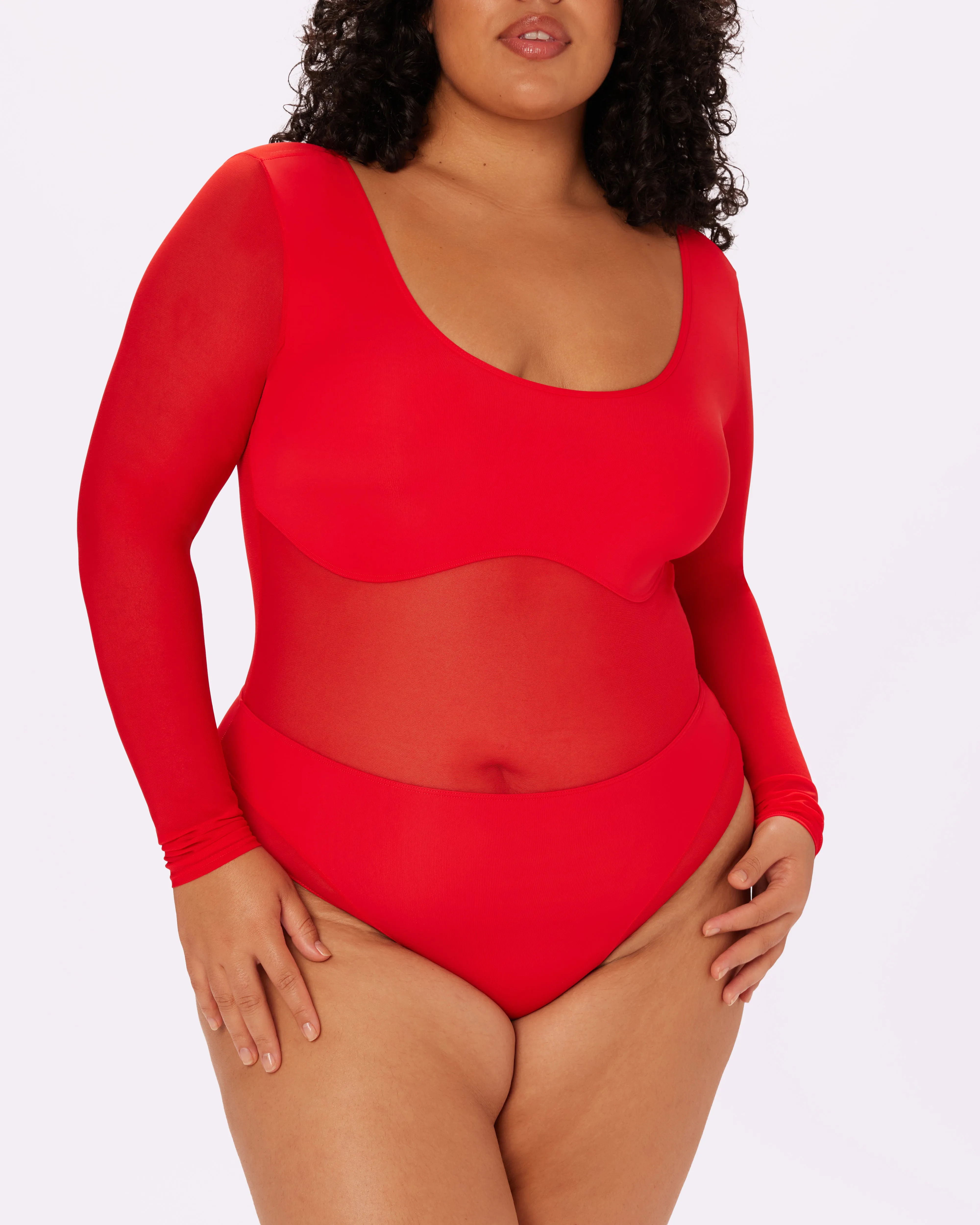 Dream Sleek Contrast Bodysuit | Ultra-Soft Re:Play | Archive (Balloon)