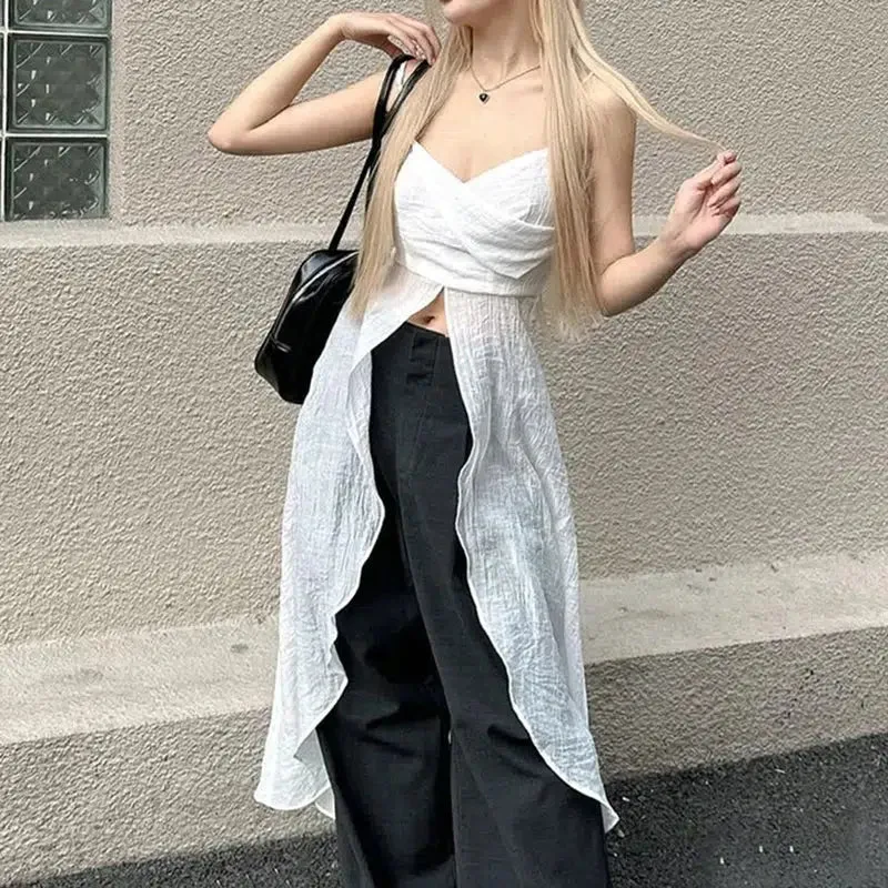 Dress-Like Strap Top