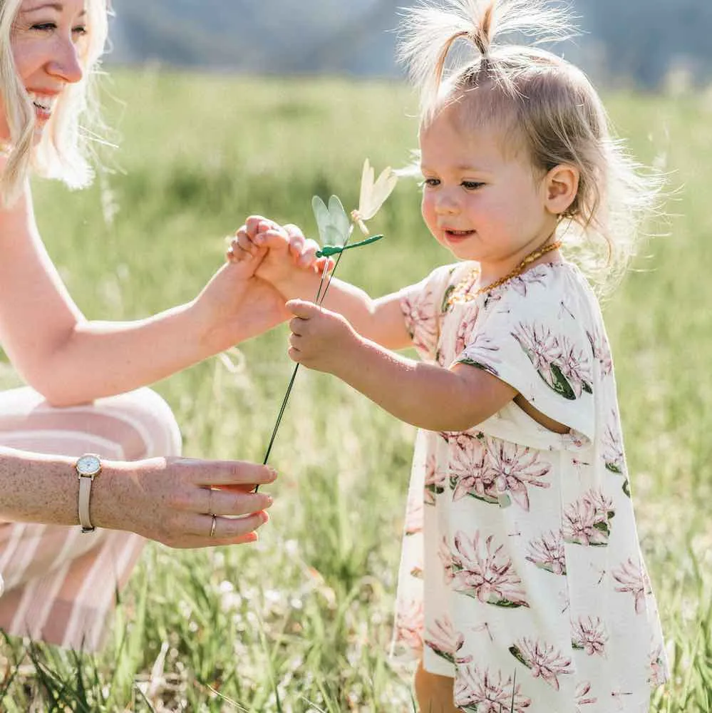 Elephant Bamboo Dress & Bloomer Set