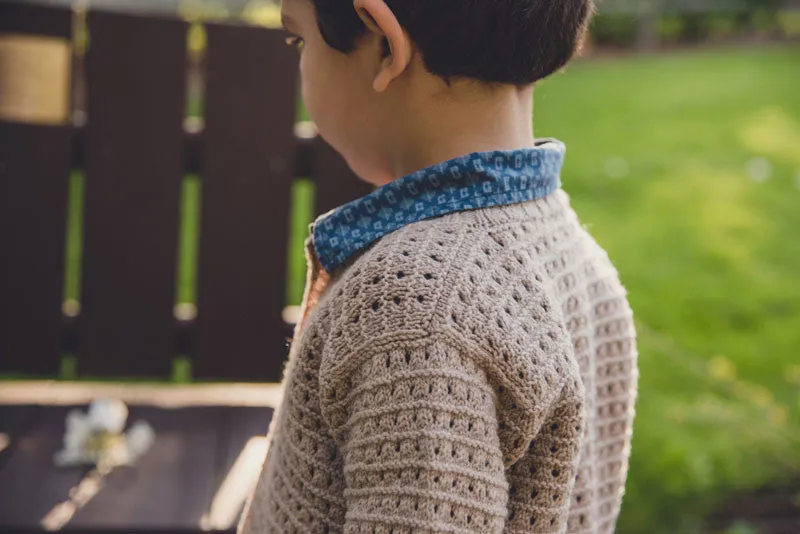 Eyelet Ridge Sweater