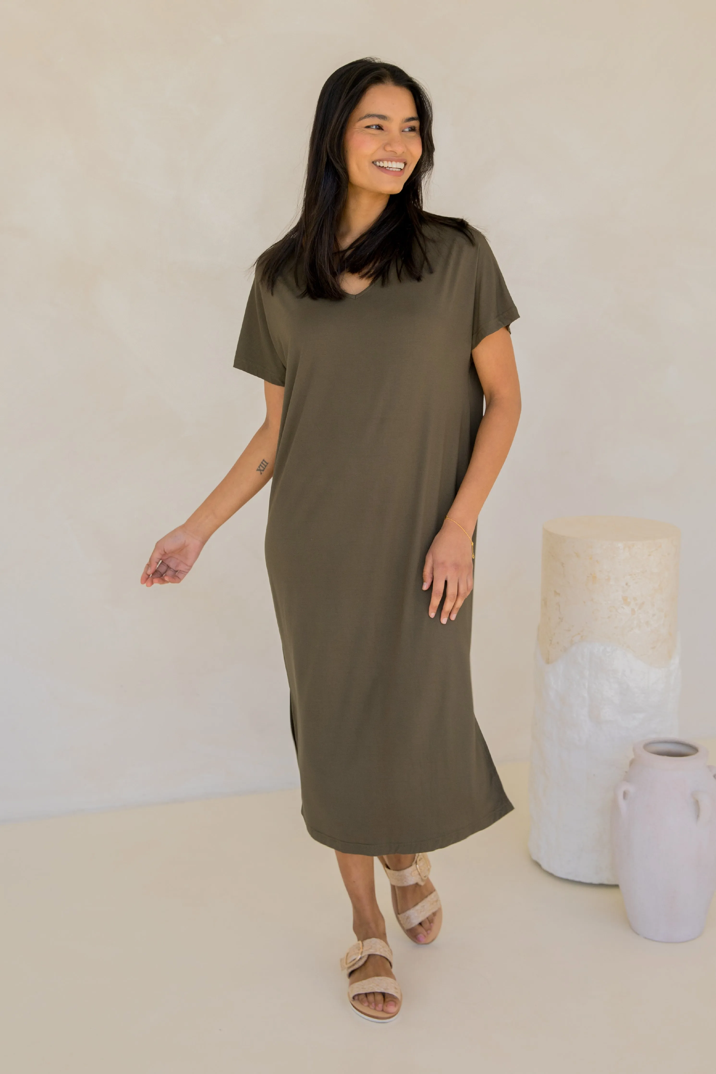 Fate Dress | Moss Green