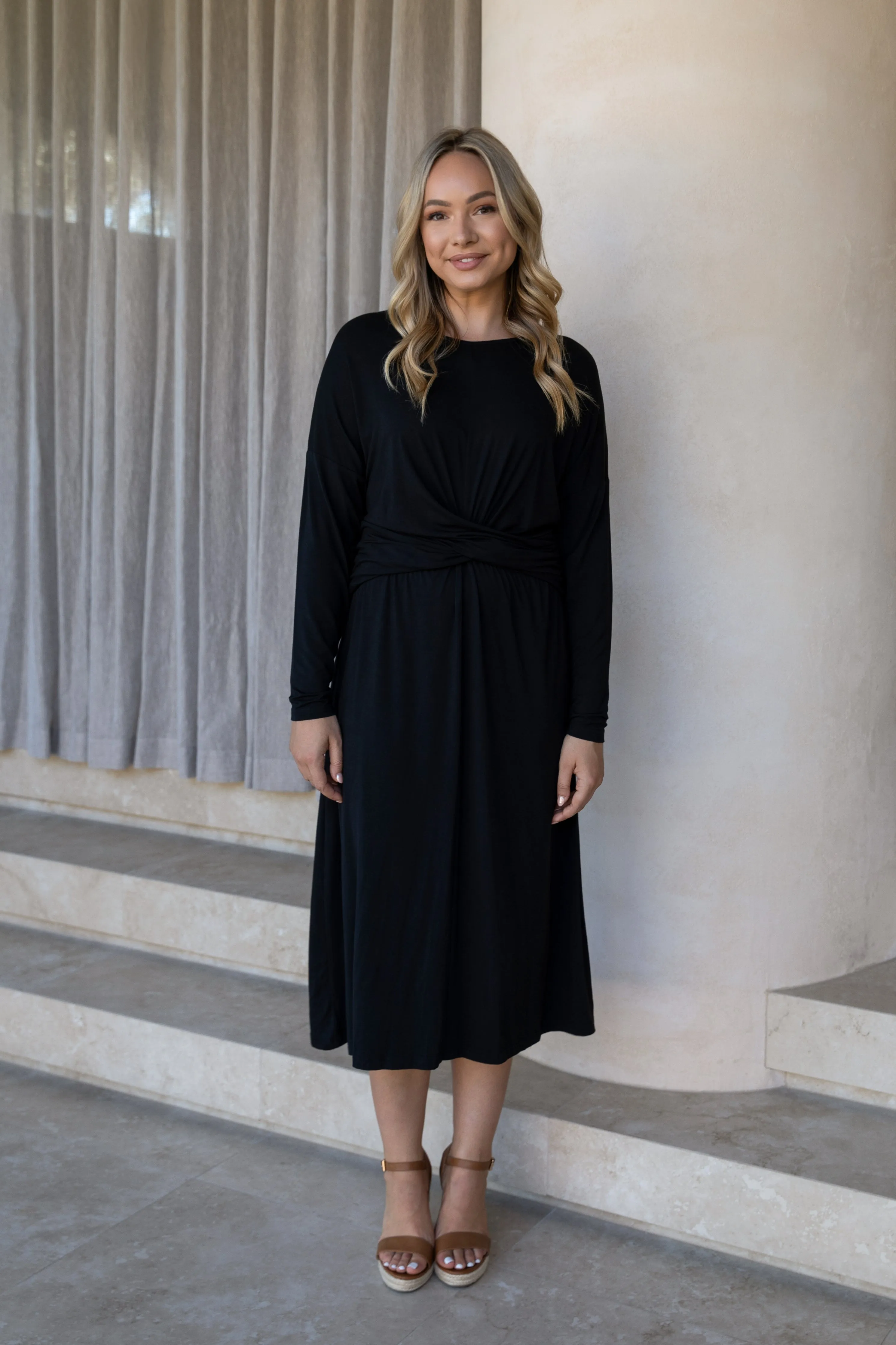 FINAL SALE Eden Dress in Black