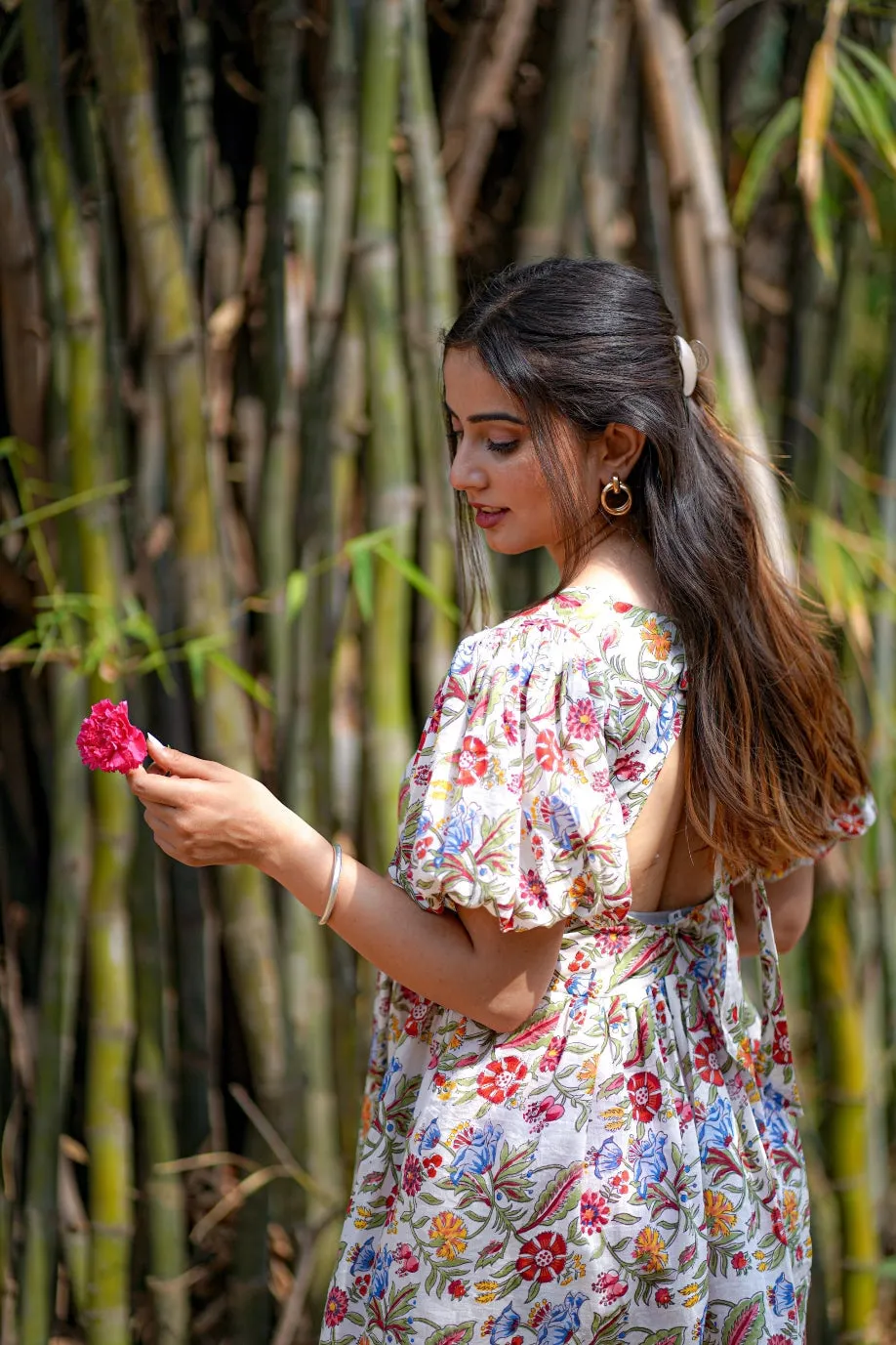 Floral Baby Doll Summer Dress | MEENA