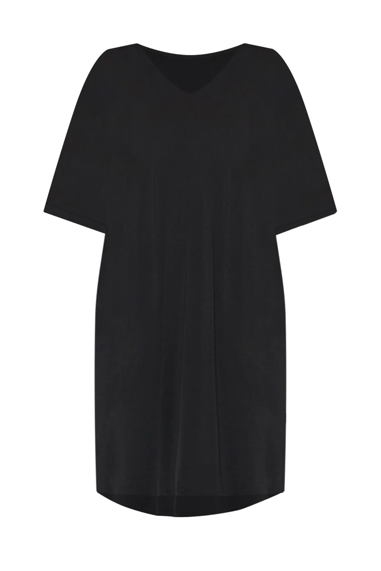 Freya Black Bamboo Batwing Dress