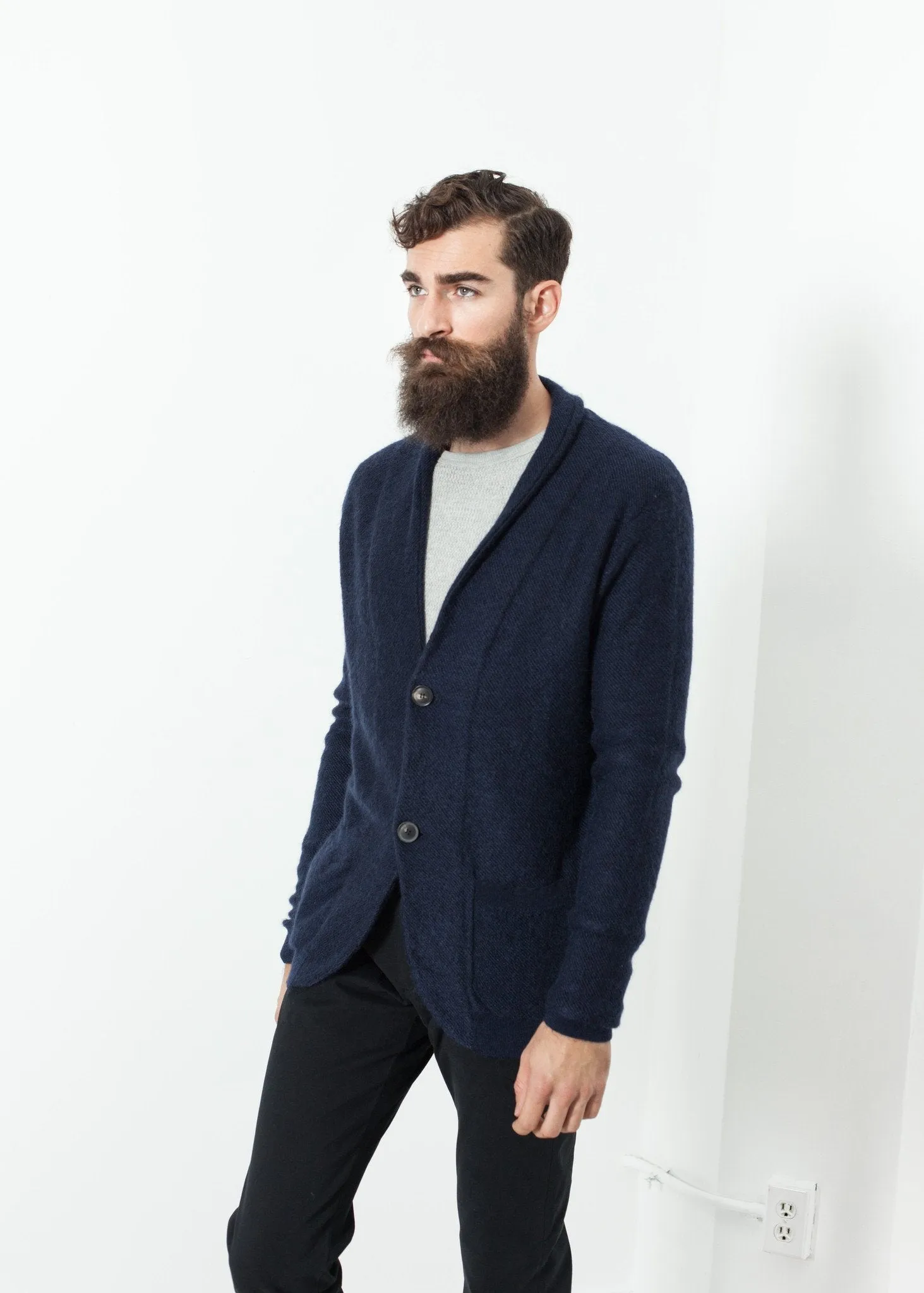 Giacca Mohair Cardigan