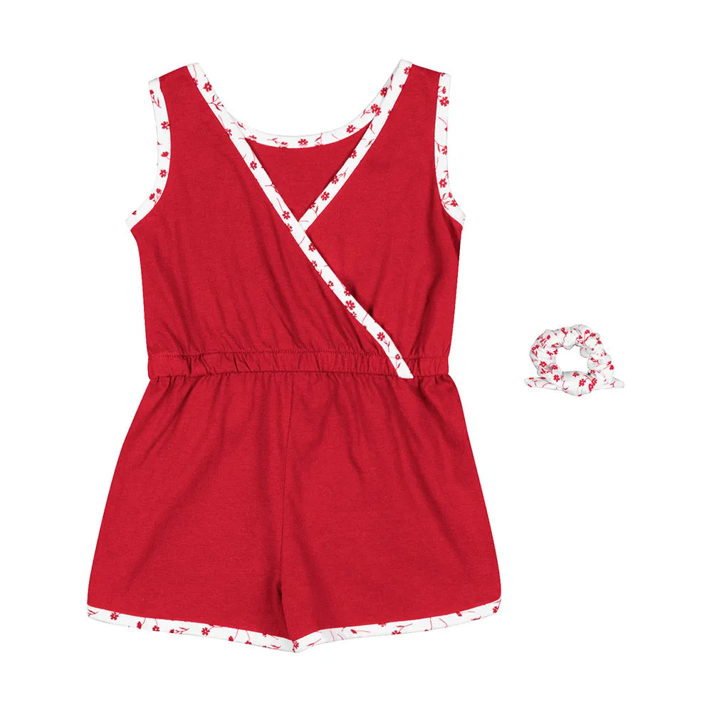 Girls' Nebraska Huskers Toddler Scoops Ahoy Romper