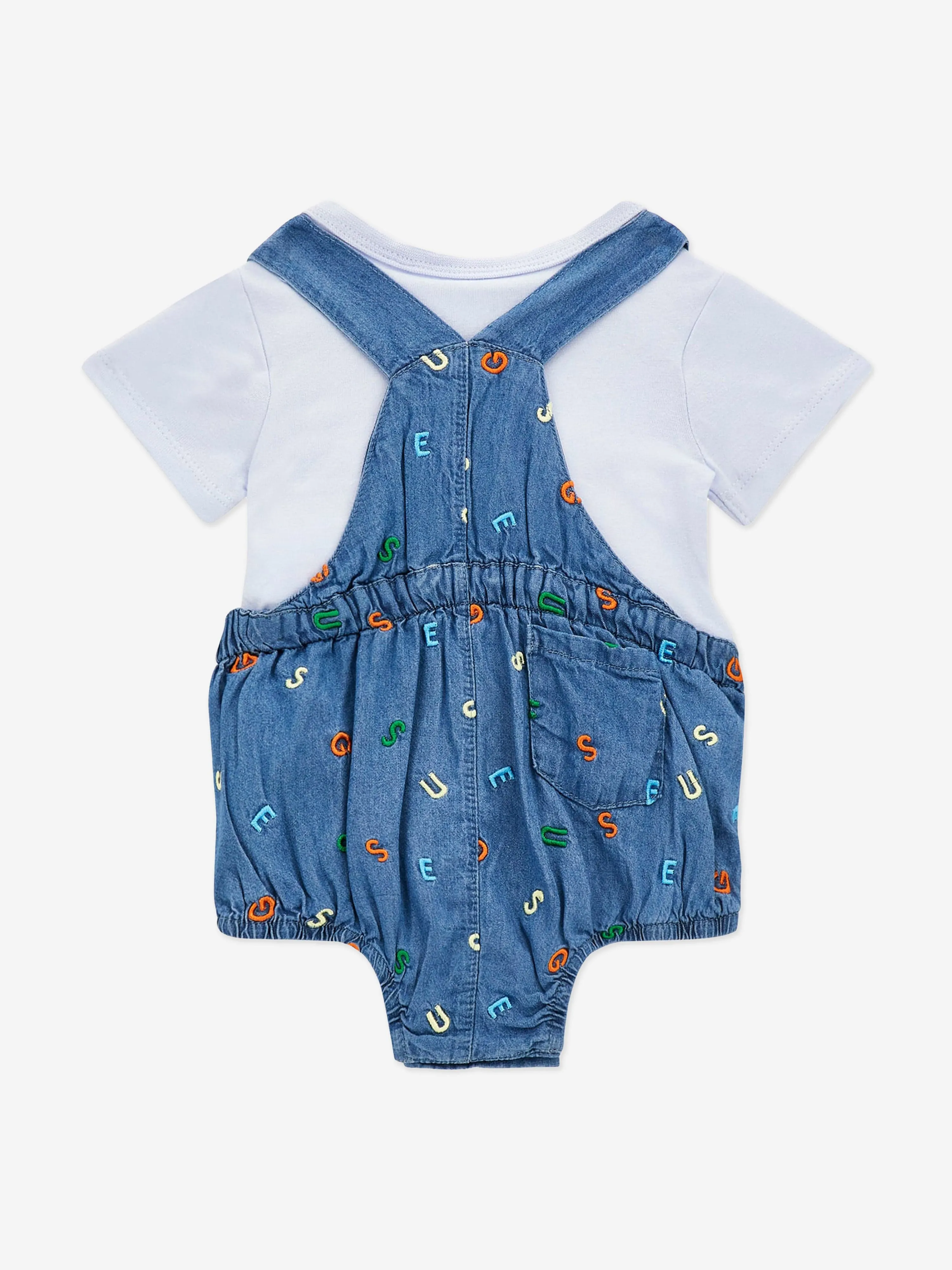 Guess Baby Boys Body And Romper Set in Blue