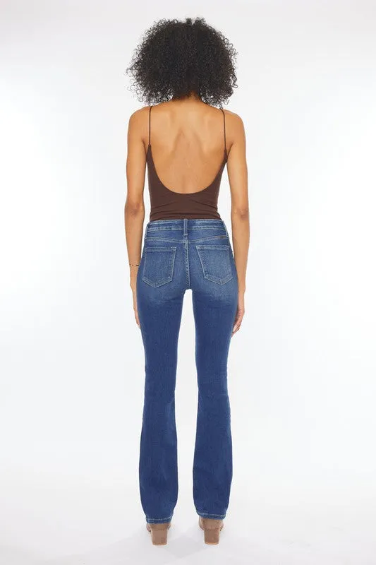 High Rise Bootcut jeans-Kancan