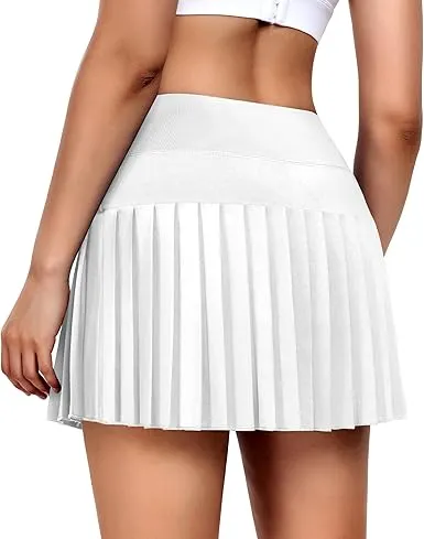 High Waist Sporty Pleated Tennis/Golf Skirt