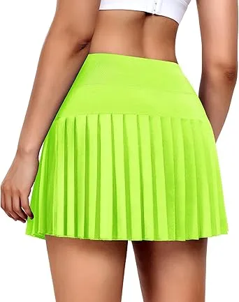 High Waist Sporty Pleated Tennis/Golf Skirt