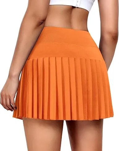 High Waist Sporty Pleated Tennis/Golf Skirt