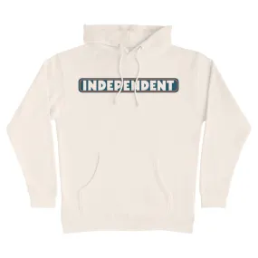 INDEPENDENT Bar Logo Pullover Hoodie Bone